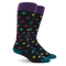 Polka Dot Multi Color Cotton Energy Socks